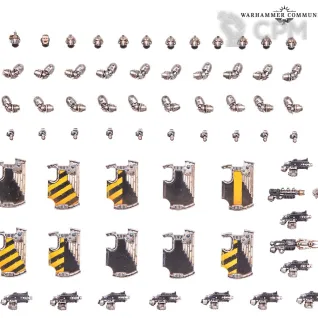 Описание картинки BREACHER SQUAD UPGRADE SET от Dark Heresy по цене 1 100руб | Свободный Рынок Миниатюр - СРМ