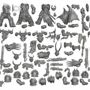 Описание картинки Chosen (2022) от WastelandMiniatures по цене 750руб | Свободный Рынок Миниатюр - СРМ