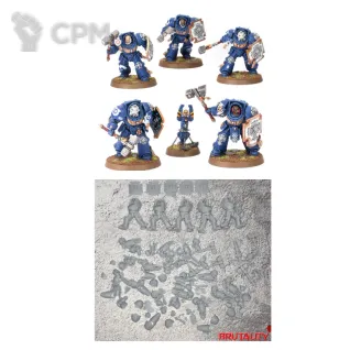 Описание картинки Terminator Assault Squad от Бруталити по цене 900руб | Свободный Рынок Миниатюр - СРМ