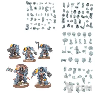 Описание картинки Wolf Guard Terminators от Red Rooster по цене 100руб | Свободный Рынок Миниатюр - СРМ