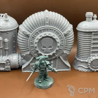 Описание картинки Малые генераторы от 3D Wargaming по цене 400руб | Свободный Рынок Миниатюр - СРМ