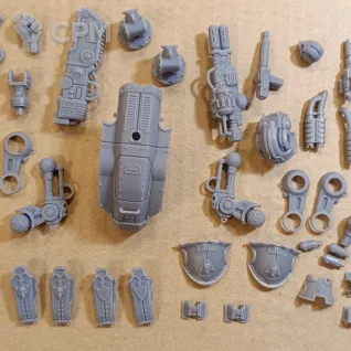 Описание картинки Armiger Warglaive / Армигер Варглейв / Warhammer 40000 (Вархаммер 40000) / Imperial knight от Лавка Приключенца по цене 250руб | Свободный Рынок Миниатюр - СРМ