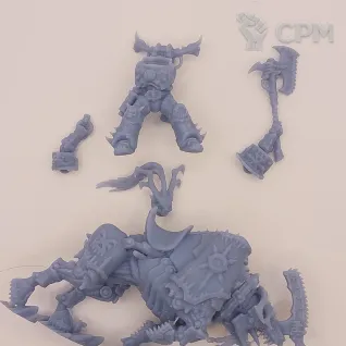 Описание картинки World Eaters Chaos Lord Invocatus от White Rhino по цене 100руб | Свободный Рынок Миниатюр - СРМ