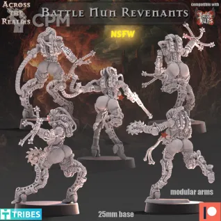Описание картинки Battle Nun Revenants NSFW от Бруталити по цене 600руб | Свободный Рынок Миниатюр - СРМ