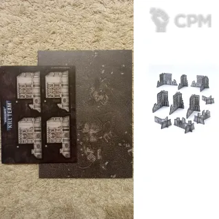 Описание картинки Террейн и поле Kill Team Starter Set (ориг) от Кооператив Миниатюр по цене 2 500руб | Свободный Рынок Миниатюр - СРМ