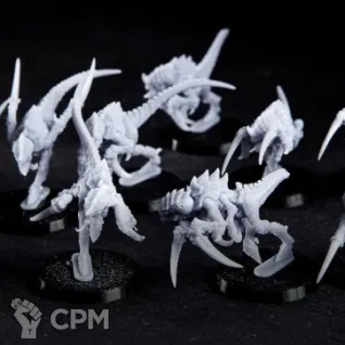 Описание картинки [КОПИЯ] Hormagaunts (10шт) от 3D Mechanicus по цене 450руб | Свободный Рынок Миниатюр - СРМ