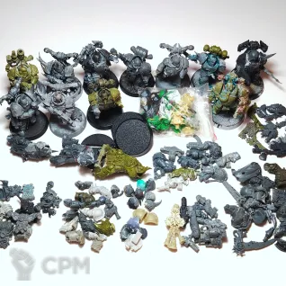 Описание картинки [КОПИЯ] Plague Marines + битцы от Максим М.  по цене 2 000руб | Свободный Рынок Миниатюр - СРМ