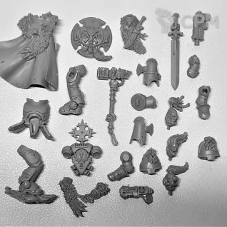 Описание картинки Wolf Guard Battle Leader от Московская Литейка  по цене 100руб | Свободный Рынок Миниатюр - СРМ