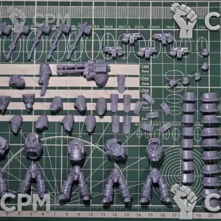 Описание картинки Iron Warriors Dominator Cohort от Recruiter по цене 650руб | Свободный Рынок Миниатюр - СРМ