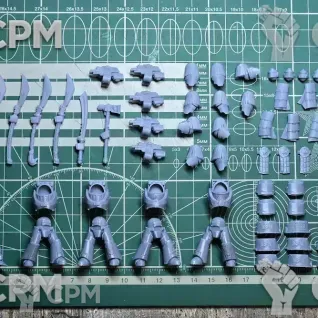 Описание картинки White Scars Cataphractii от Recruiter по цене 650руб | Свободный Рынок Миниатюр - СРМ