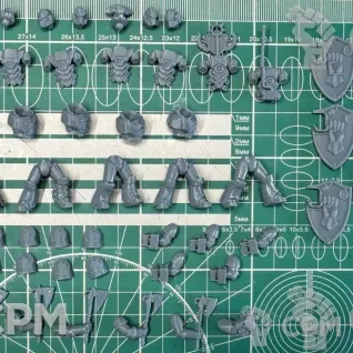 Описание картинки Imperial Fists Phalanx Wardens от Recruiter по цене 600руб | Свободный Рынок Миниатюр - СРМ