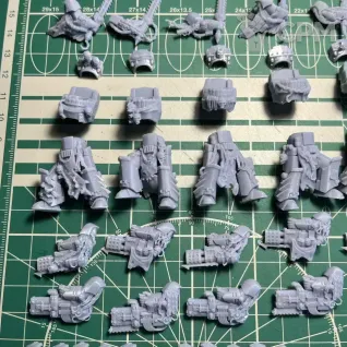 Описание картинки Night Lords Contekar terminators от Recruiter по цене 650руб | Свободный Рынок Миниатюр - СРМ