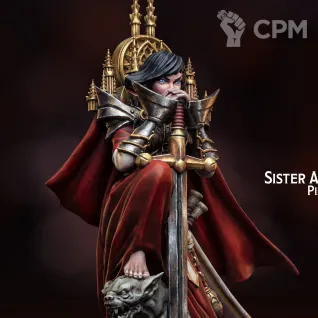 Описание картинки Sister Ardanna Pillar of the Faith от Бруталити по цене 200руб | Свободный Рынок Миниатюр - СРМ