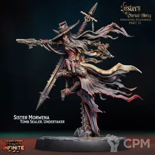 Описание картинки Sister Morwena Tob Sealer, Undertaker от Бруталити по цене 200руб | Свободный Рынок Миниатюр - СРМ