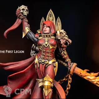 Описание картинки Sister Reyallia Sanctifier of the First Legion от Бруталити по цене 200руб | Свободный Рынок Миниатюр - СРМ