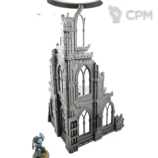 Описание картинки Высокая 3 этажная руина от Rev127 по цене 500руб | Свободный Рынок Миниатюр - СРМ