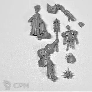 Описание картинки Chaplain Indomitus от Московская Литейка  по цене 100руб | Свободный Рынок Миниатюр - СРМ