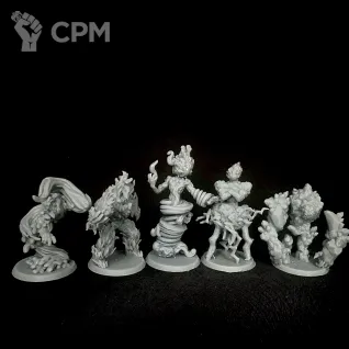 Описание картинки starter set for dnd elementals 32mm от R.E.print по цене 100руб | Свободный Рынок Миниатюр - СРМ