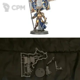 Описание картинки Knight-Vexillor with Banner of Apotheosis от Svarden по цене 100руб | Свободный Рынок Миниатюр - СРМ