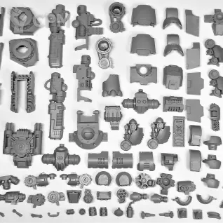 Описание картинки Redemptor Dreadnought от Московская Литейка  по цене 100руб | Свободный Рынок Миниатюр - СРМ