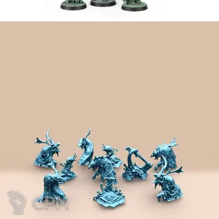 Описание картинки Mire Kelpies от 3D Wargaming по цене 100руб | Свободный Рынок Миниатюр - СРМ