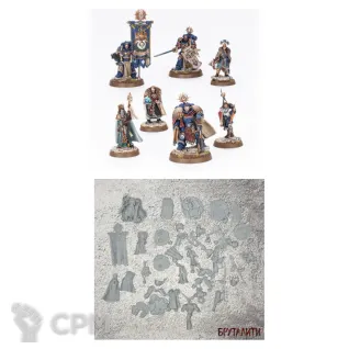 Описание картинки Captain Titus and The Wardens of Ultramar от Бруталити по цене 700руб | Свободный Рынок Миниатюр - СРМ