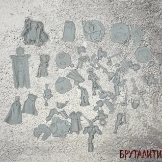 Описание картинки Captain Titus and The Wardens of Ultramar от Бруталити по цене 700руб | Свободный Рынок Миниатюр - СРМ