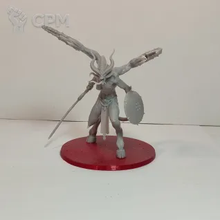 Описание картинки Keeper of Secrets 2 от WastelandMiniatures по цене 100руб | Свободный Рынок Миниатюр - СРМ