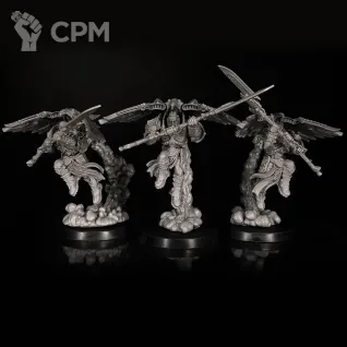 Описание картинки Legio Custodes Custodian Venatari Squad миниатюра по вселенной warhammer 40000 от KoofWorkshop по цене 600руб | Свободный Рынок Миниатюр - СРМ