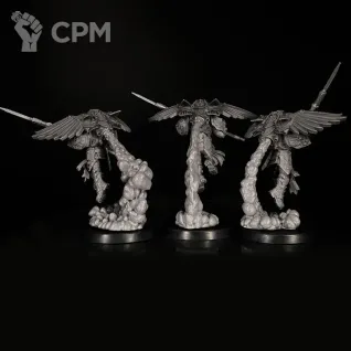 Описание картинки Legio Custodes Custodian Venatari Squad миниатюра по вселенной warhammer 40000 от KoofWorkshop по цене 500руб | Свободный Рынок Миниатюр - СРМ