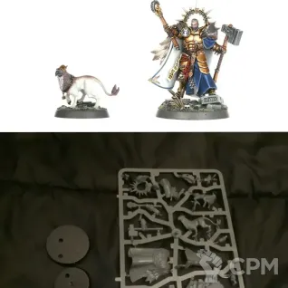 Описание картинки Lord Imperatant with Gryph hound от Svarden по цене 100руб | Свободный Рынок Миниатюр - СРМ