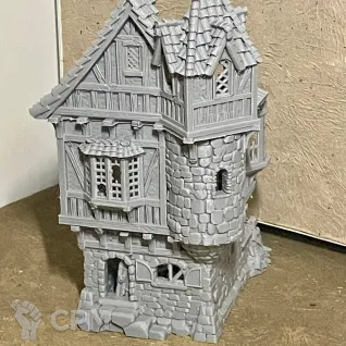 Описание картинки Руины особняка от 3D Wargaming по цене 900руб | Свободный Рынок Миниатюр - СРМ
