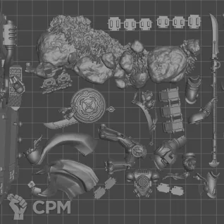 Описание картинки White Scars Suboden Khan (2025) от WastelandMiniatures по цене 450руб | Свободный Рынок Миниатюр - СРМ