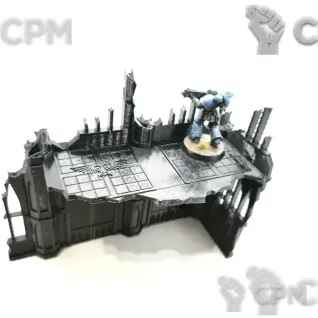Описание картинки 2 этажная руина Mechanicus от Rev127 по цене 400руб | Свободный Рынок Миниатюр - СРМ