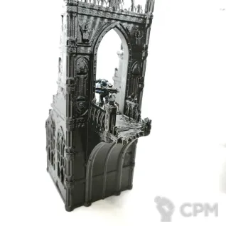 Описание картинки Руина с мостом 40к от Rev127 по цене 500руб | Свободный Рынок Миниатюр - СРМ