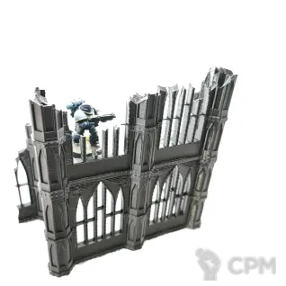 Описание картинки 2 этажная руина Министорум от Rev127 по цене 400руб | Свободный Рынок Миниатюр - СРМ