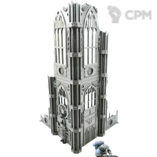 Описание картинки Высокая 2 этажная руина от Rev127 по цене 400руб | Свободный Рынок Миниатюр - СРМ