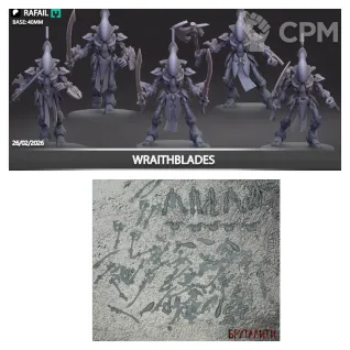Описание картинки Wraithblades от Бруталити по цене 700руб | Свободный Рынок Миниатюр - СРМ