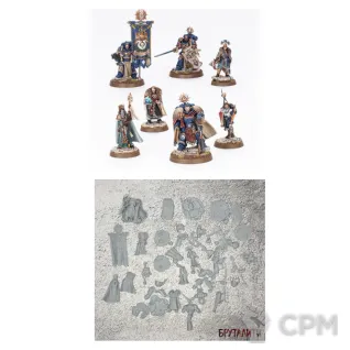 Описание картинки Captain Titus and The Wardens of Ultramar от Бруталити по цене 800руб | Свободный Рынок Миниатюр - СРМ