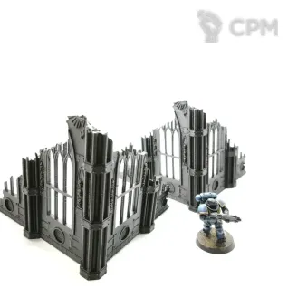 Описание картинки Стены 40k (2 шт) от Rev127 по цене 300руб | Свободный Рынок Миниатюр - СРМ