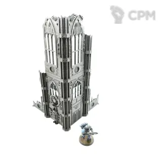 Описание картинки Высокая 2 этажная руина от Rev127 по цене 400руб | Свободный Рынок Миниатюр - СРМ