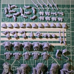 Описание картинки Emperors Children Palatine Blades Squad от Recruiter по цене 600руб | Свободный Рынок Миниатюр - СРМ