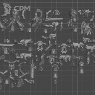 Описание картинки Red Corsairs Raiders. Скан. Полный набор с базами. от WastelandMiniatures по цене 800руб | Свободный Рынок Миниатюр - СРМ