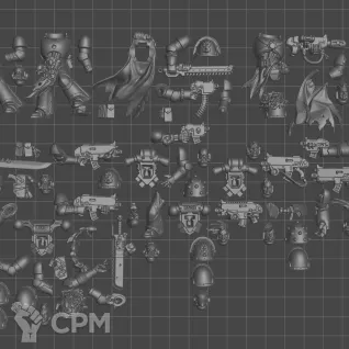 Описание картинки Red Corsairs Raiders. Скан. Полный набор с базами. от WastelandMiniatures по цене 750руб | Свободный Рынок Миниатюр - СРМ