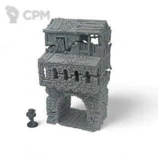 Описание картинки Разрушенные Городские Ворота - Террейн, Shadowfey Ruins от Terrain Print по цене 800руб | Свободный Рынок Миниатюр - СРМ