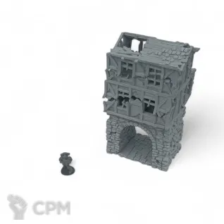Описание картинки Разрушенные Городские Ворота - Террейн, Shadowfey Ruins от Terrain Print по цене 800руб | Свободный Рынок Миниатюр - СРМ