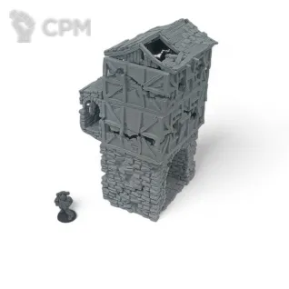 Описание картинки Разрушенные Городские Ворота - Террейн, Shadowfey Ruins от Terrain Print по цене 800руб | Свободный Рынок Миниатюр - СРМ