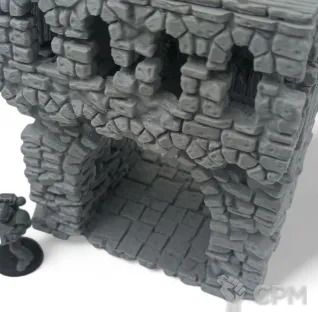Описание картинки Разрушенные Городские Ворота - Террейн, Shadowfey Ruins от Terrain Print по цене 800руб | Свободный Рынок Миниатюр - СРМ