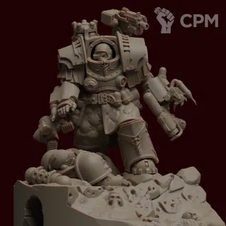 Описание картинки Horus Heresy Dark Angels Deathwing Cataphractii Terminator Apotecary [Alternative] от Tridax Forge по цене 100руб | Свободный Рынок Миниатюр - СРМ