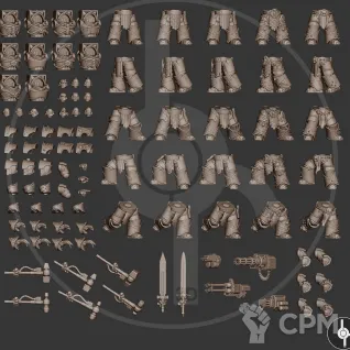Описание картинки Cataphractii Terminators [Alternative] от Tridax Forge по цене 100руб | Свободный Рынок Миниатюр - СРМ